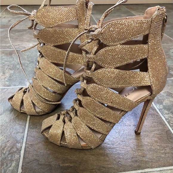 LILIANA HIGH HEEL GLITTER BOOTIES SIZE: 9.0 - Picture 2 of 15